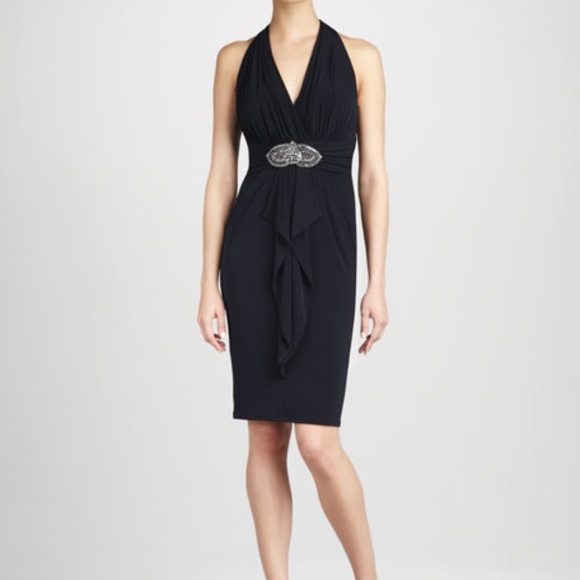 David Meister Dresses & Skirts - David Meister Bead Waist Cocktail Dress
